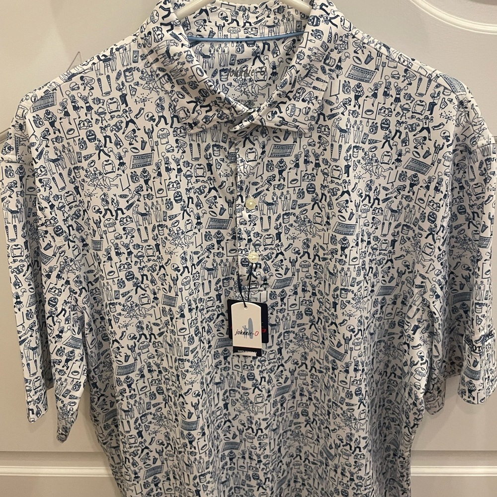 NWT johnnie-O Tailgater Polo